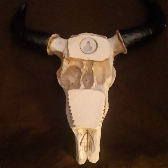 Animal Skull with Antlers Wall Decor New - Picture 2 of 2